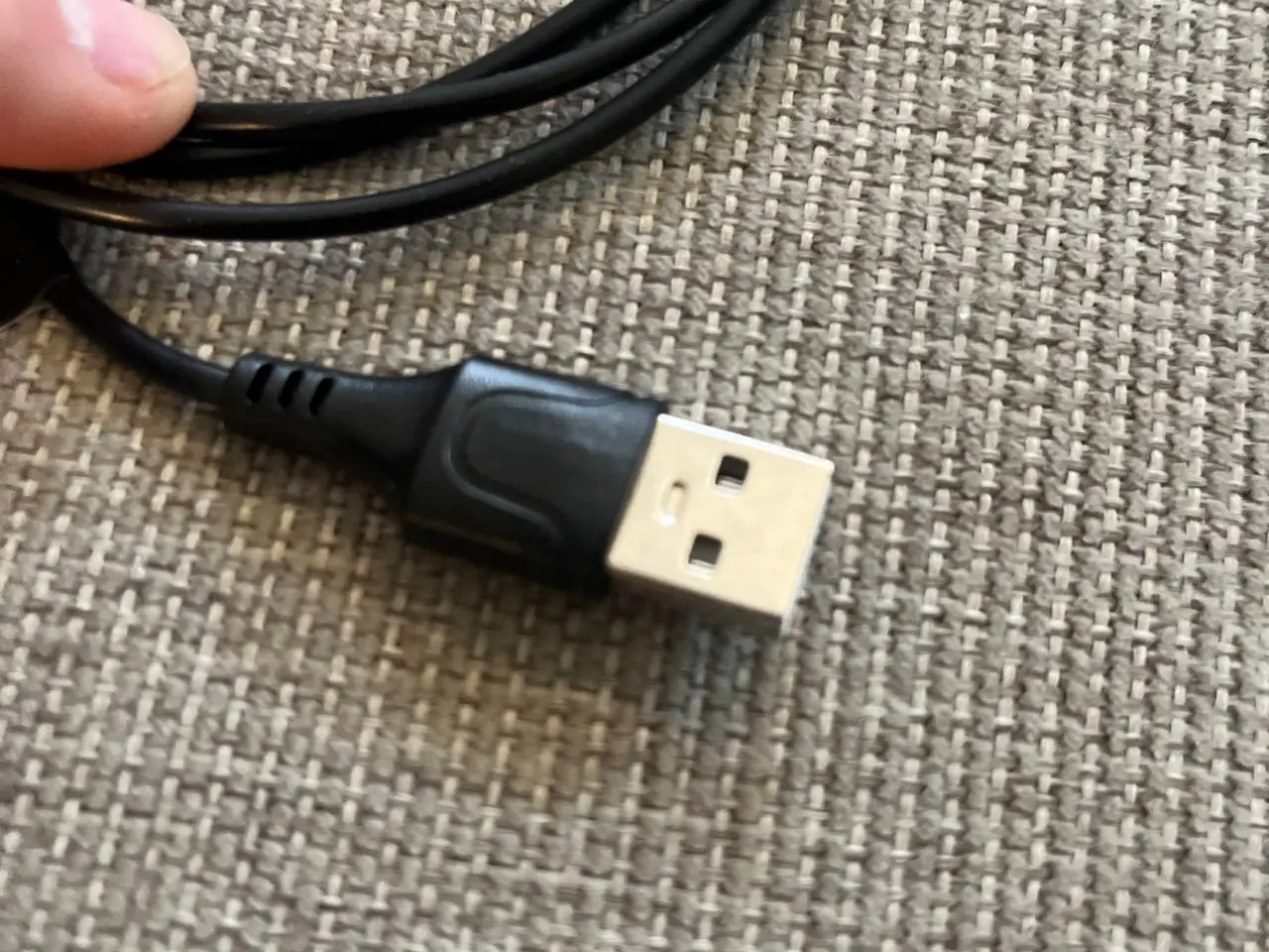 Billede 2 - Nokia USB opladerkabel 2mm, sort