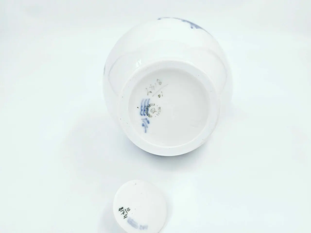 Billede 14 - Blå Blomst Chokoladekande Porcelæn 