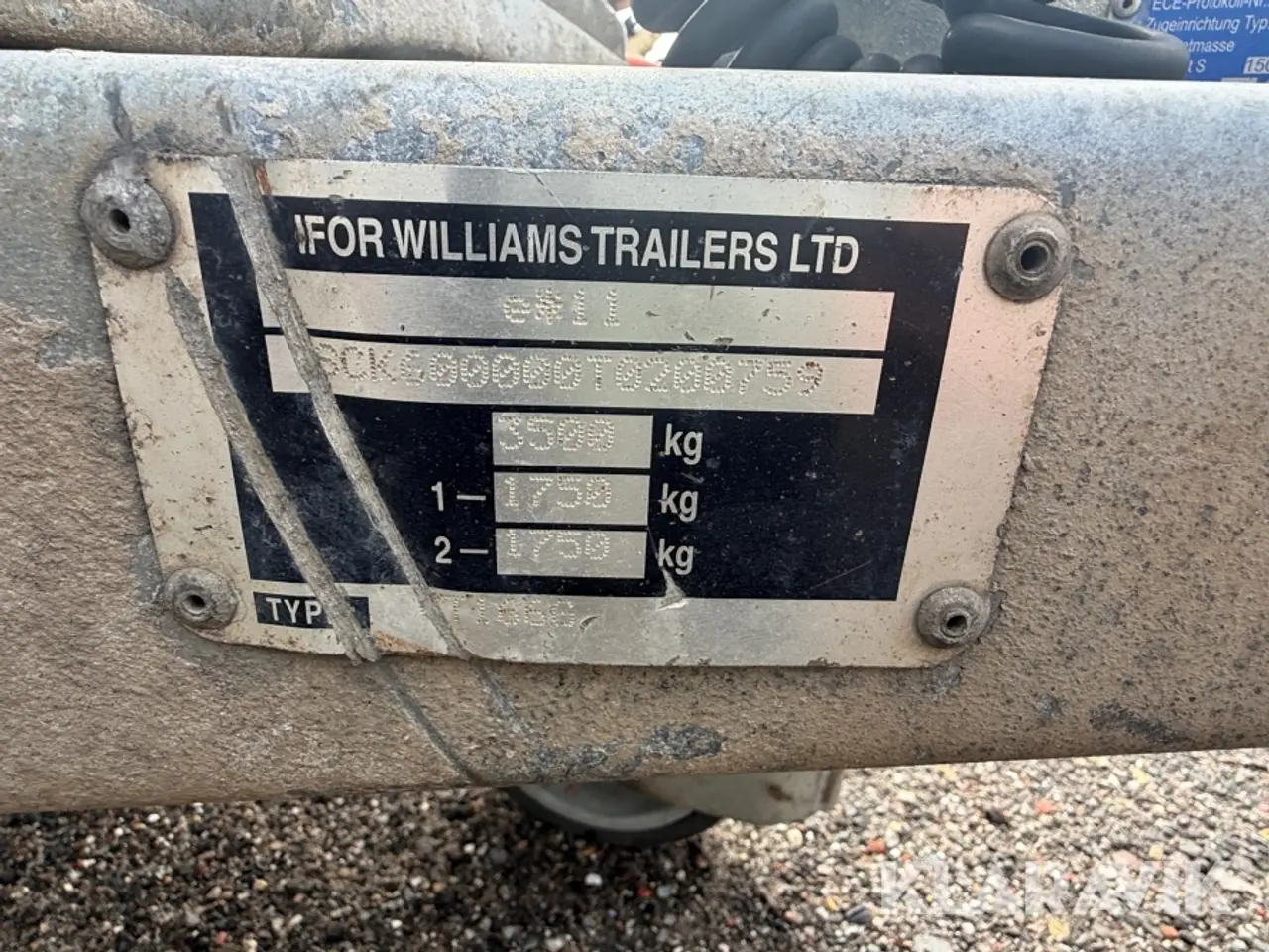 Billede 11 - Maskintrailer Ifor Williams Trailers 6 med tipfunktion