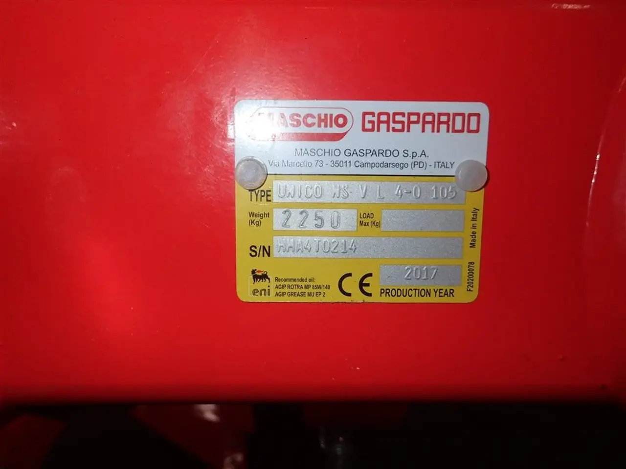 Billede 7 - Maschio UNICO L Vario NSH 4-105