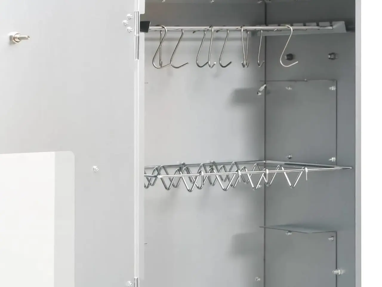Billede 8 - Rygeovn med røgflis 44,5×29×110 cm i galvaniseret stål