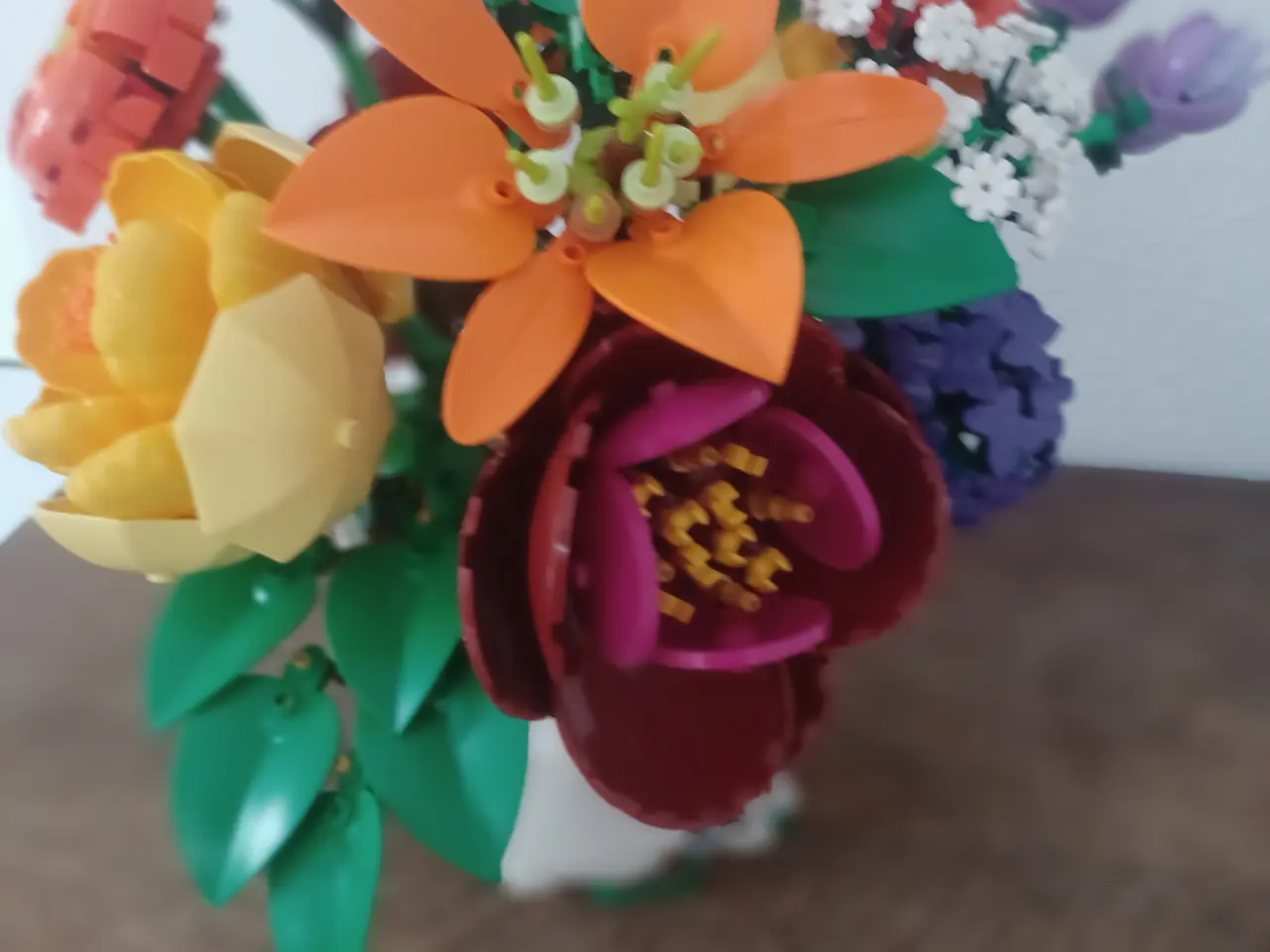 Billede 1 - Lego blomster i vase