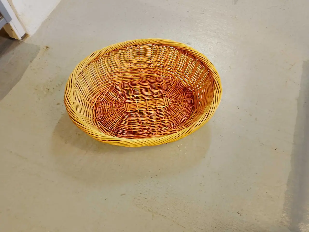 Billede 1 - Hundekurv i flettet pil