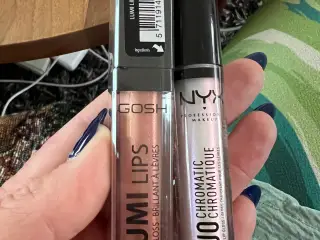 Lækre nye lipgloss fra GOSH og NYX