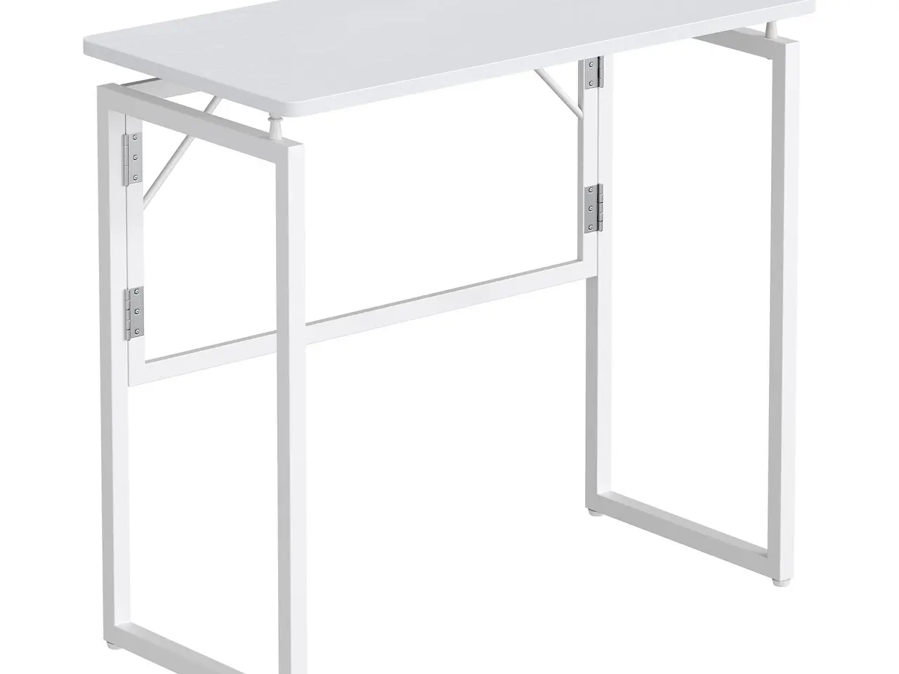 Billede 1 - Sammenklappeligt skrivebord - mat hvid, 80 x 40 cm