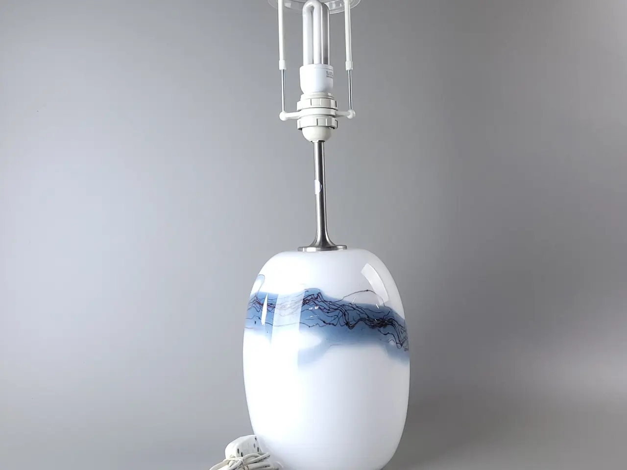 Billede 3 - ⭐️· Smuk Holmegaard Sakura Stor Oval Bordlampe
