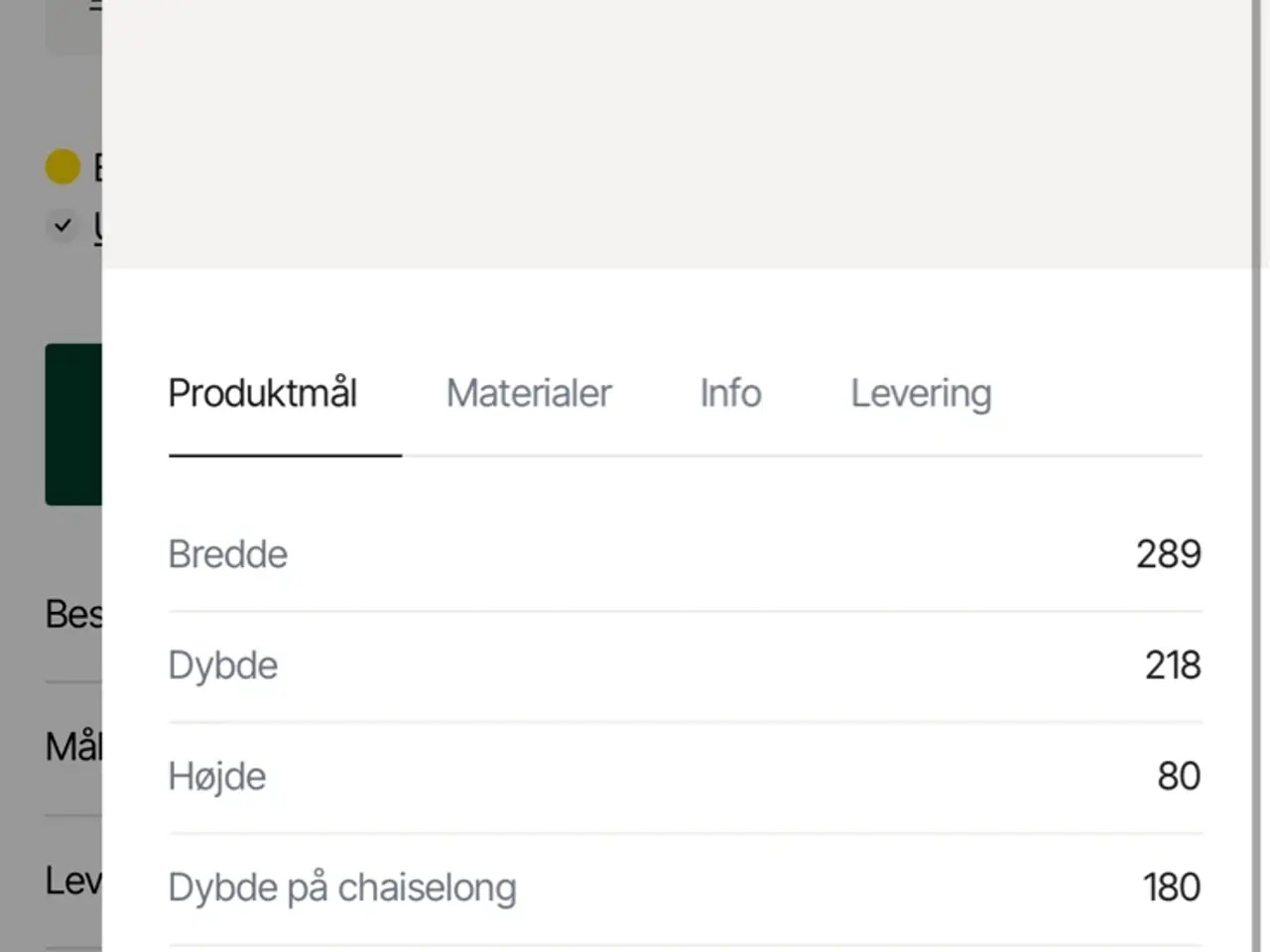 Billede 5 - l sofa fra møbelkampanie