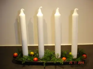 Vintage støbe- jern-lysestage