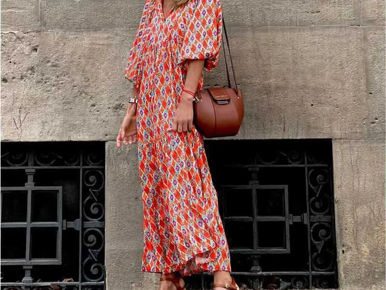 Billede 1 - Kjole. Maxi i Boho style./ Str: medium og Large