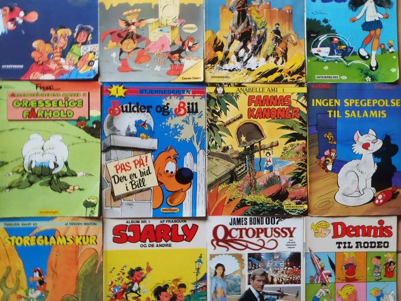 Billede 1 - 12 tegneseriealbums - se liste