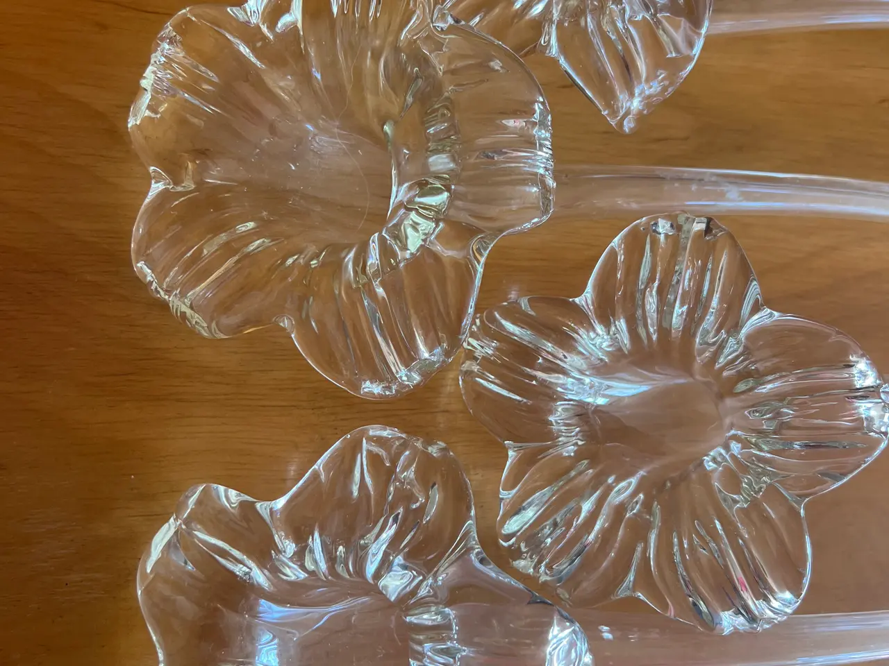 Billede 2 - 4 Stk. Liljevaser i klar glas.