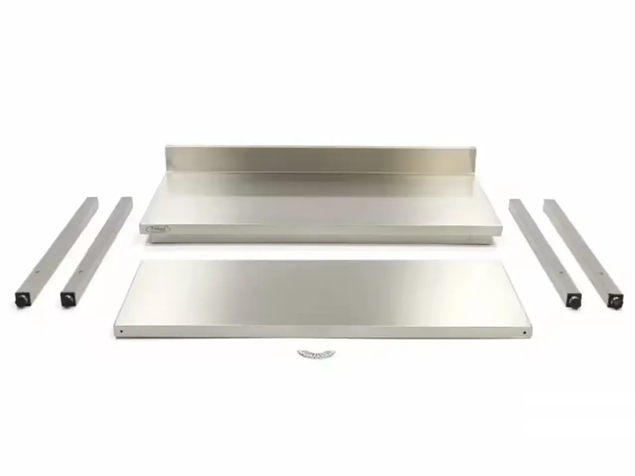 Billede 4 - Rustfri bord med kant – deluxe – 100 x 60 cm