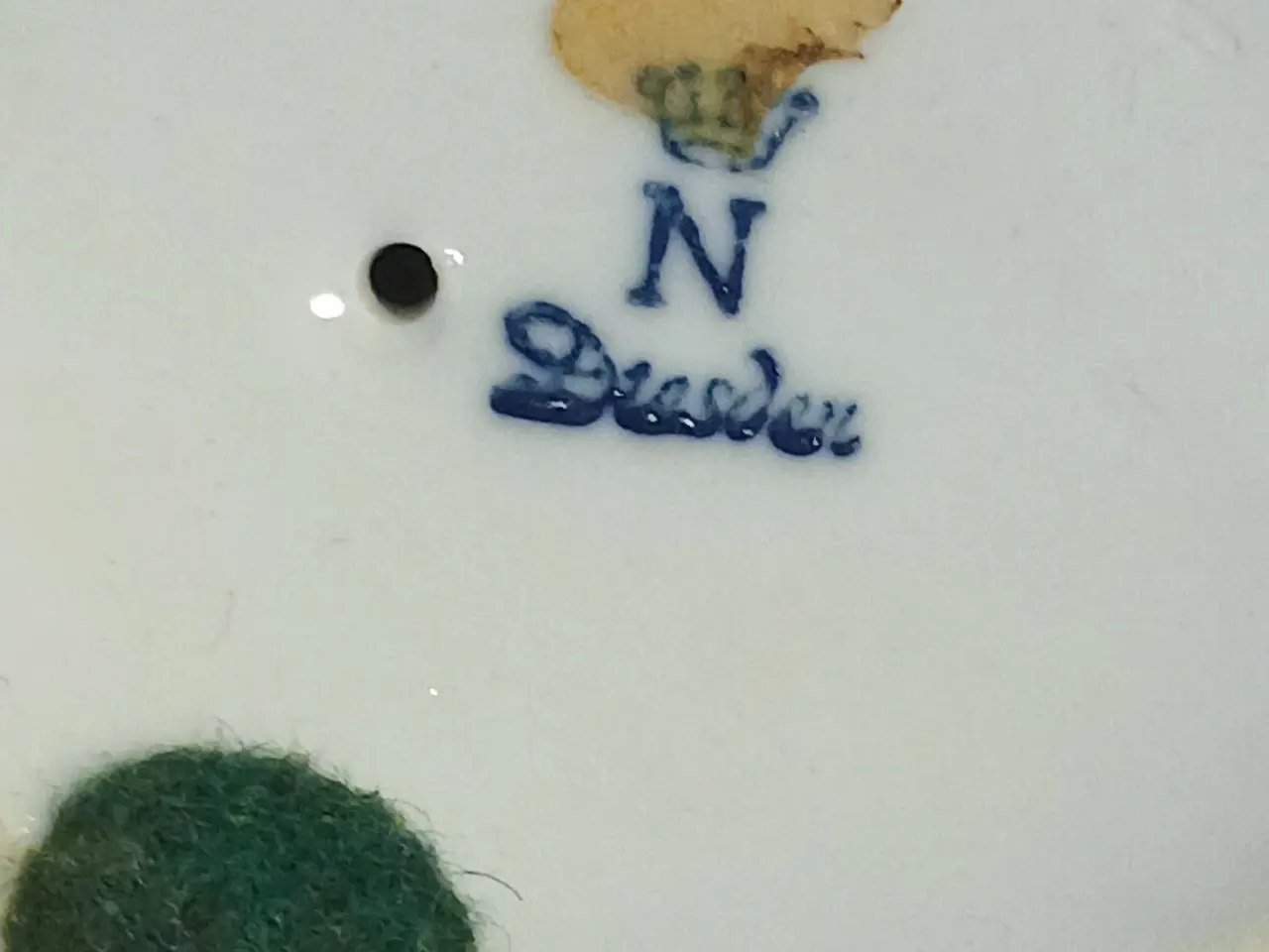 Billede 2 - Intakt luksus Dresden porcelænslysesta