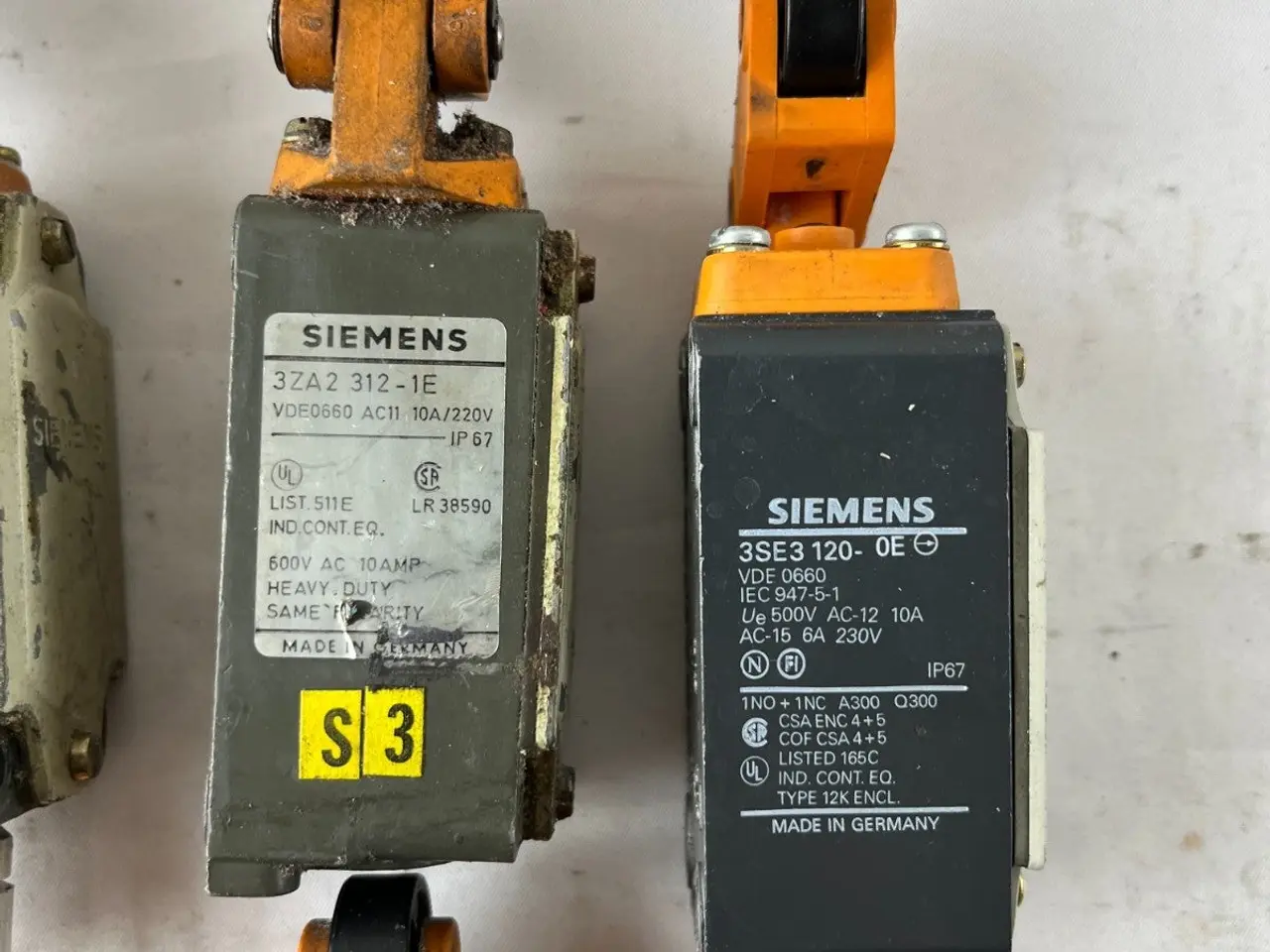 Billede 6 - Siemens endestopkontakt parti 6pcs 3ZA2 312-1E 120