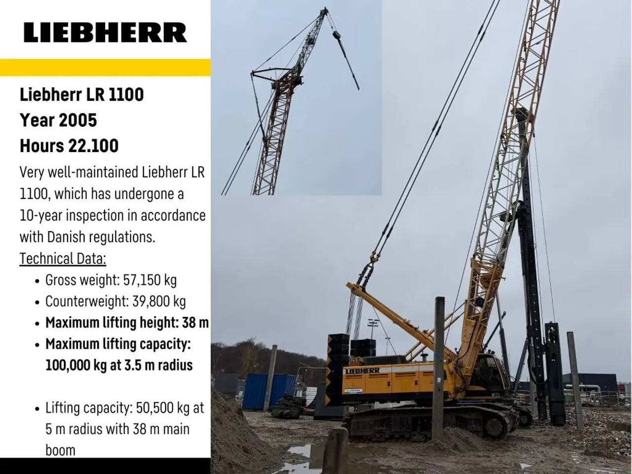 Billede 1 - Liebherr LR 1100