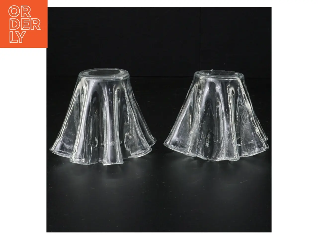Billede 2 - Gennemsigtige glasvaser (str. 9 x 11 cm)