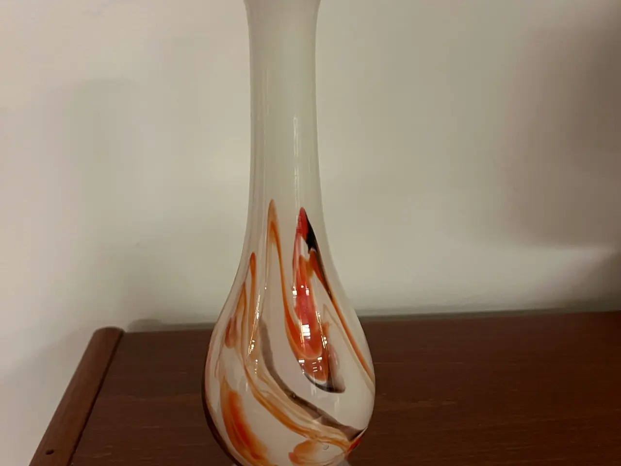 Billede 1 - Glas mundblæst vase