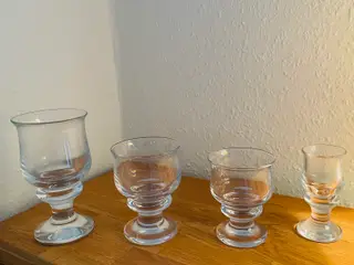 Holmegaard glas "Tivoli" 33 stk. 5 forskellige
