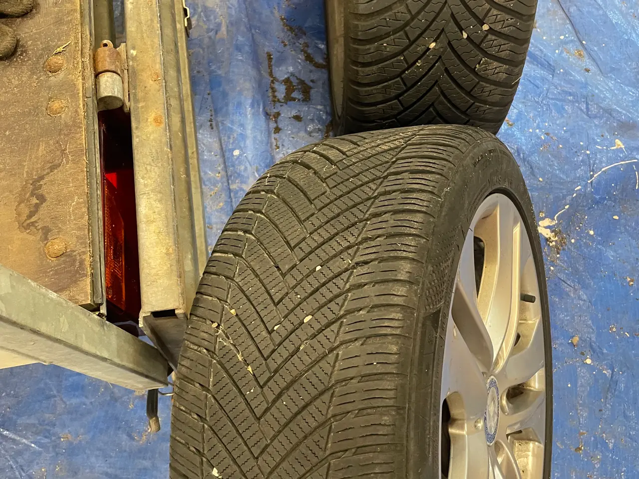 Billede 2 - 4 stk alu med Michelin helårssdæk