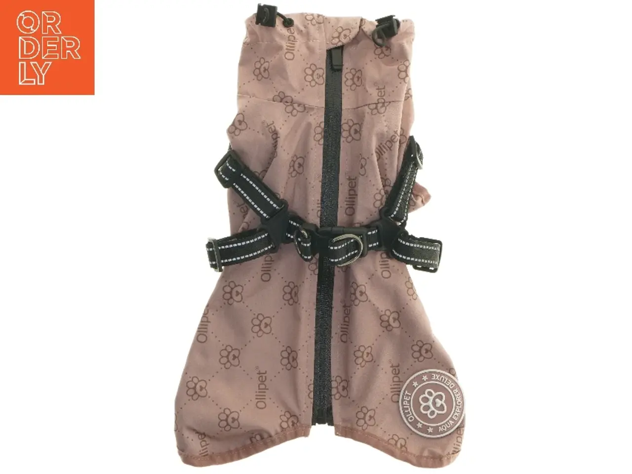 Billede 1 - Pink hundejakke med sele fra Ollipet (str. 39x17 cm)