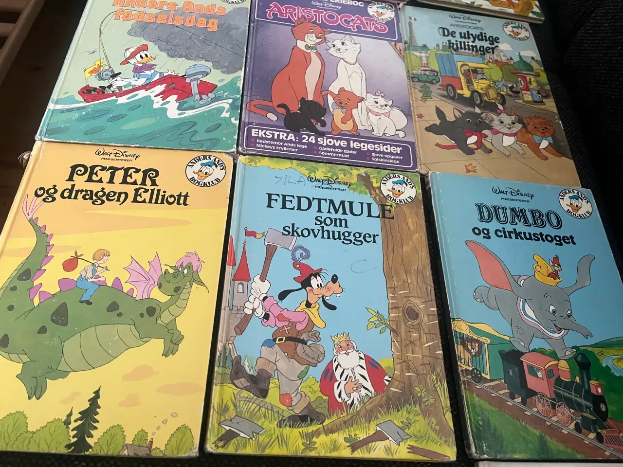 Billede 3 - 9 blandede Walt Disney Anders And bøger 
