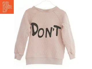 Lyserød quiltet sweatshirt med tryk fra Friends (str. 116)