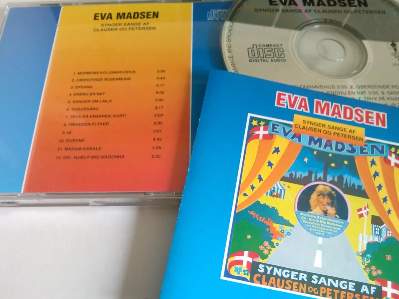 Billede 2 - Eva Madsen: Synger Sange Af Clausen Og Petersen 