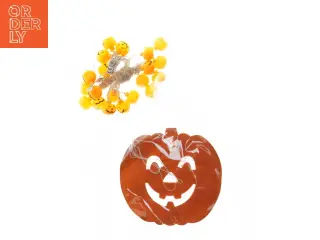 Halloween græskar lyskæde og dekoration