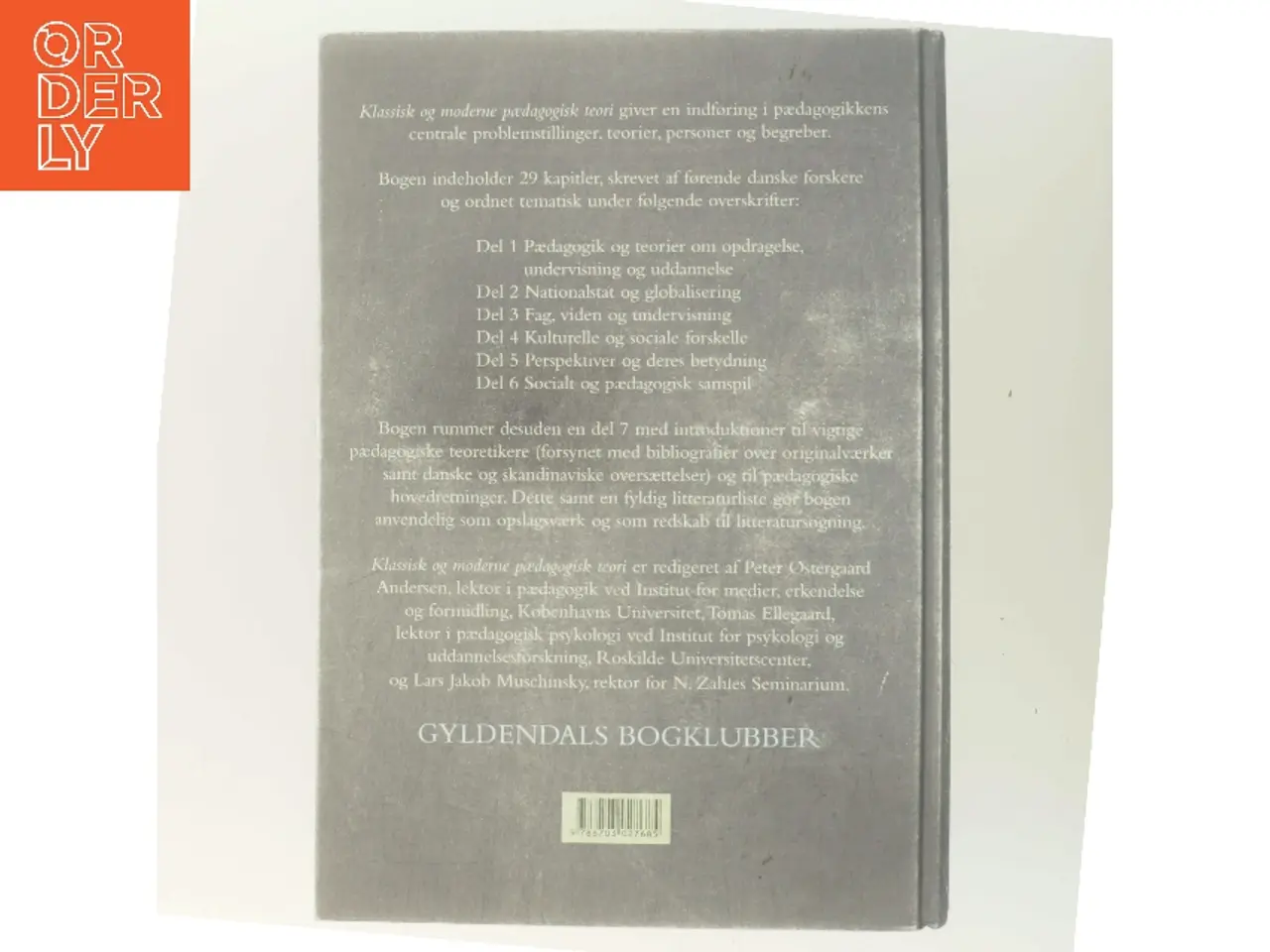 Billede 3 - Klassisk og moderne pædagogisk teori (Bog)