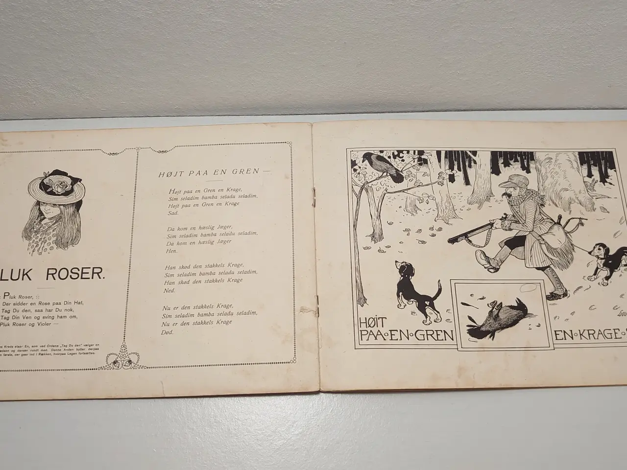 Billede 5 - Louis Moe: Gamle Børnerim og Lege. Stenders 1919.