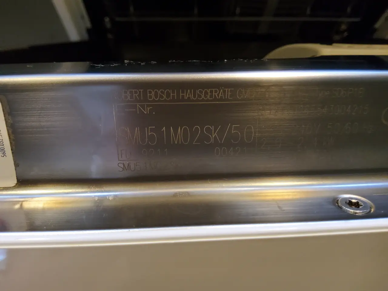 Billede 2 - Bosch opvaskemaskine.