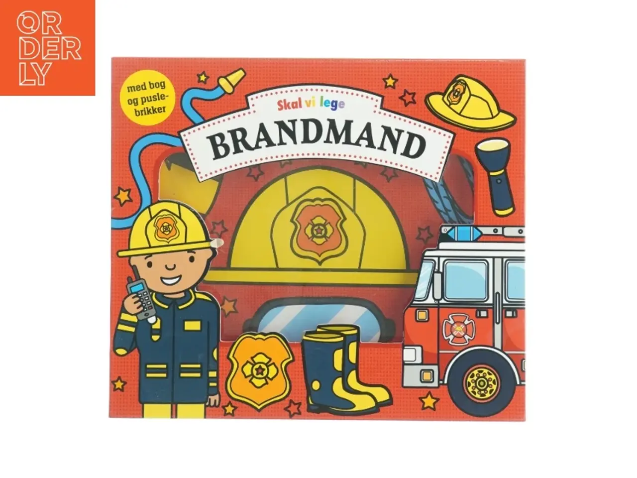 Billede 1 - Brandmand bog og børneunderholdning (str. 24,5 x. 28 cm)