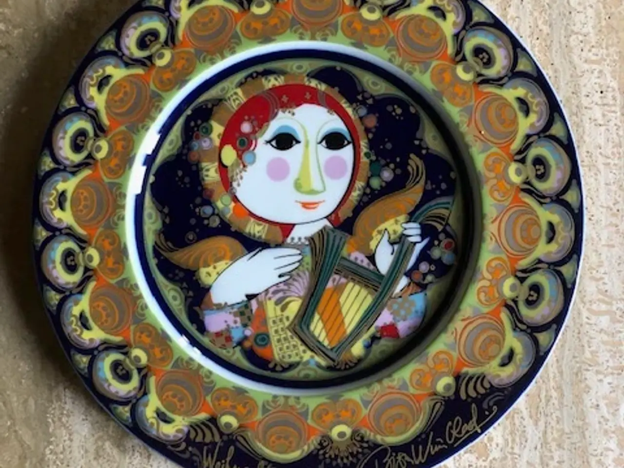 Billede 4 - Bjørn Wiinblad juleplatter 1975-1976-1977-1978