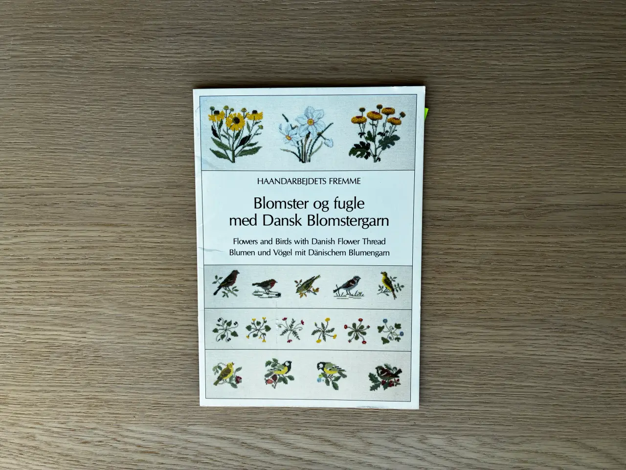 Billede 1 - Blomster og fugle med Dansk Blomstergarn