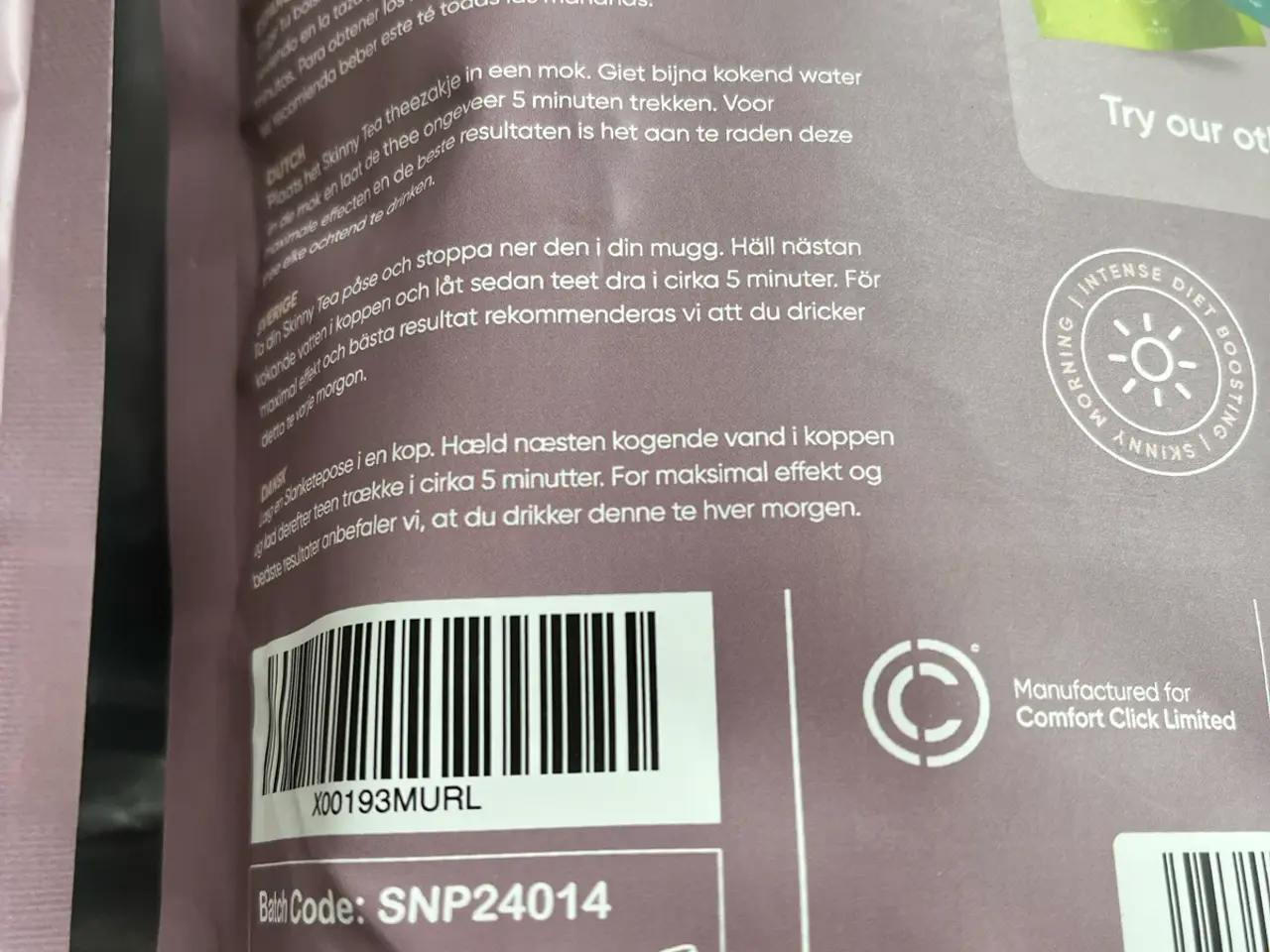Billede 6 - Weightworld Skinny tea 2 poser