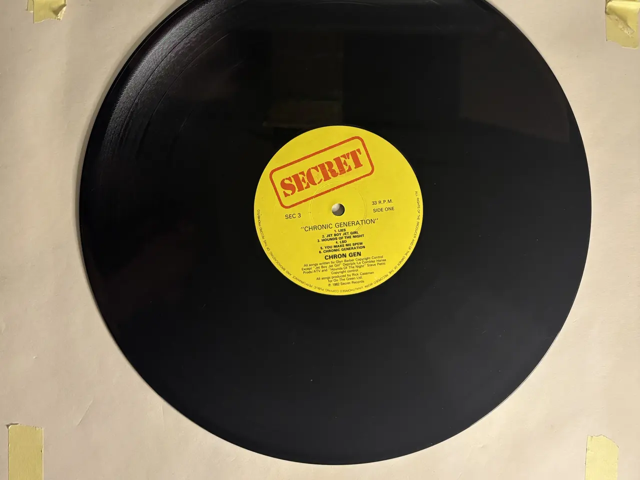Billede 3 - Chron Gen – Chronic Generation LP UK82 Punk 12"