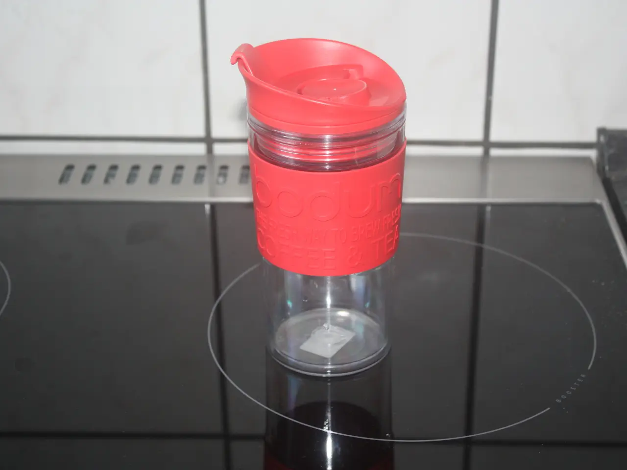 Billede 1 - Bodum to-go plast krus med silikone H 17 cm