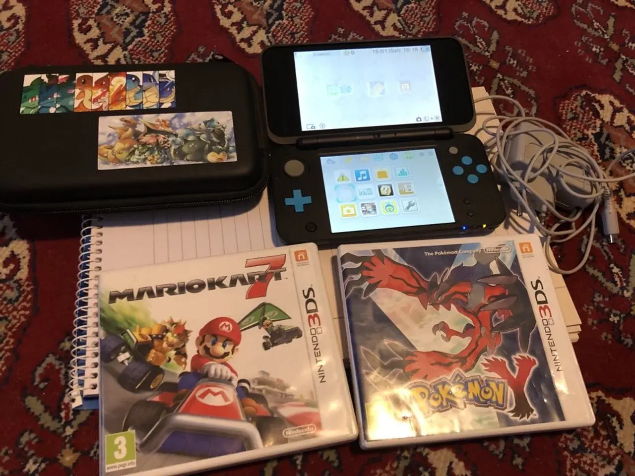 Billede 1 - New Nintendo 2DS XL+ Mario Kart 7 + Pokemon Y