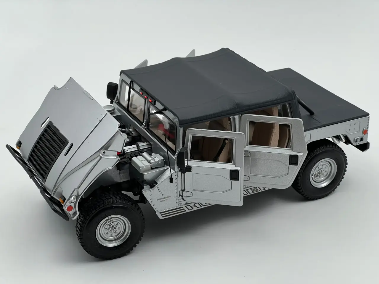 Billede 5 - 1995 Hummer H1 6,5 Turbo Diesel Thunder Trac 1:18