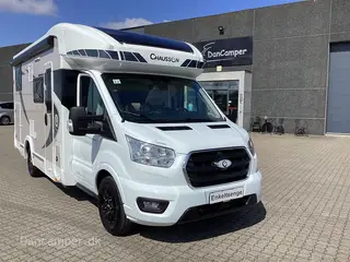 2022 - Chausson Titanium 627 GA Premium   2022 model. Enkeltsenge + hæve-/sænkeseng, 5 selepladser, 5 sovepladser, 170Hk Aut,,  meget udstyr