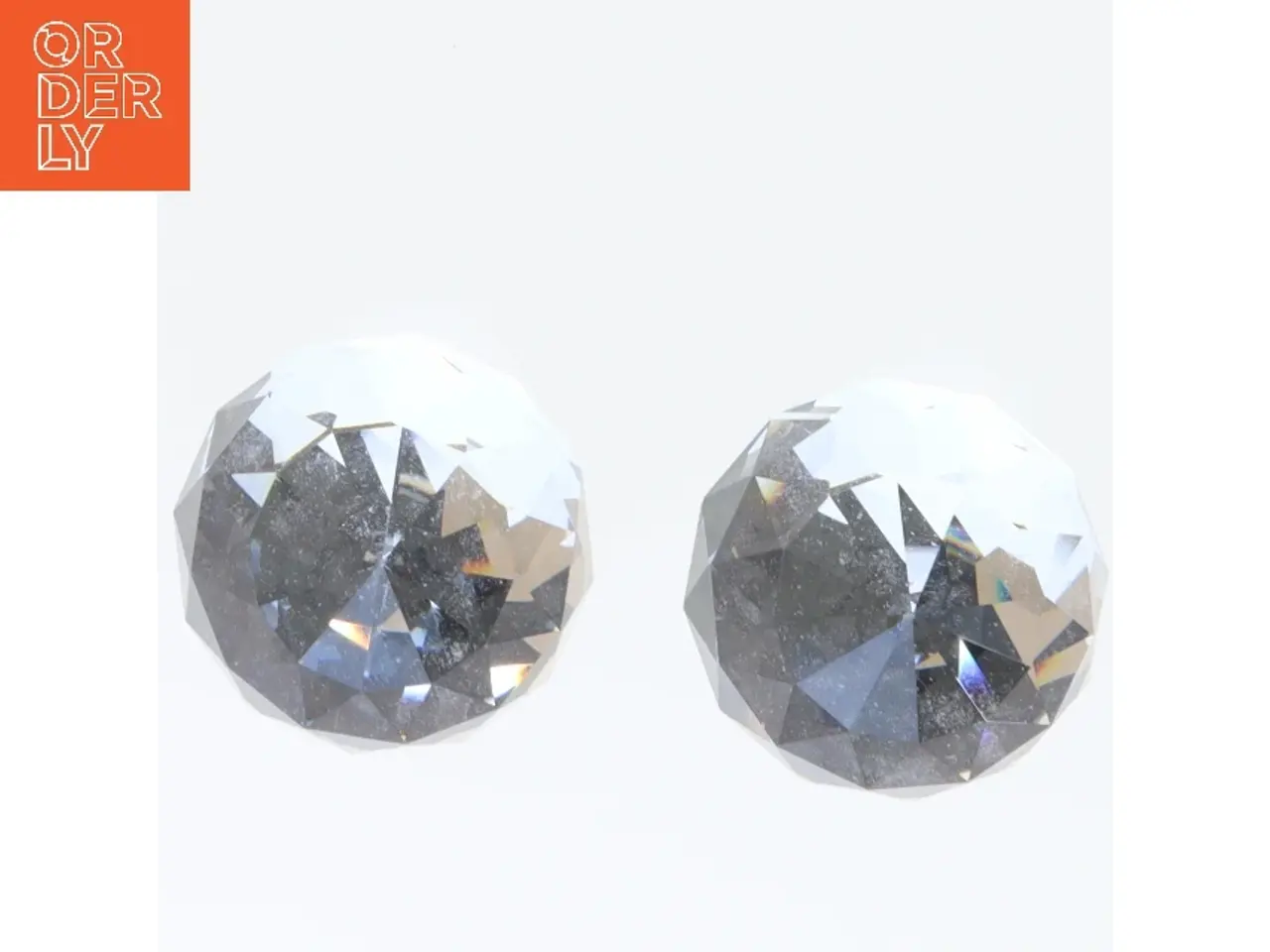 Billede 1 - Krystal formet dekorationsobjekter (str. 3,5 cm)