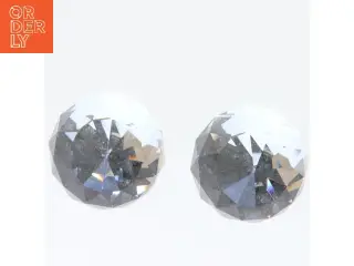 Krystal formet dekorationsobjekter (str. 3,5 cm)