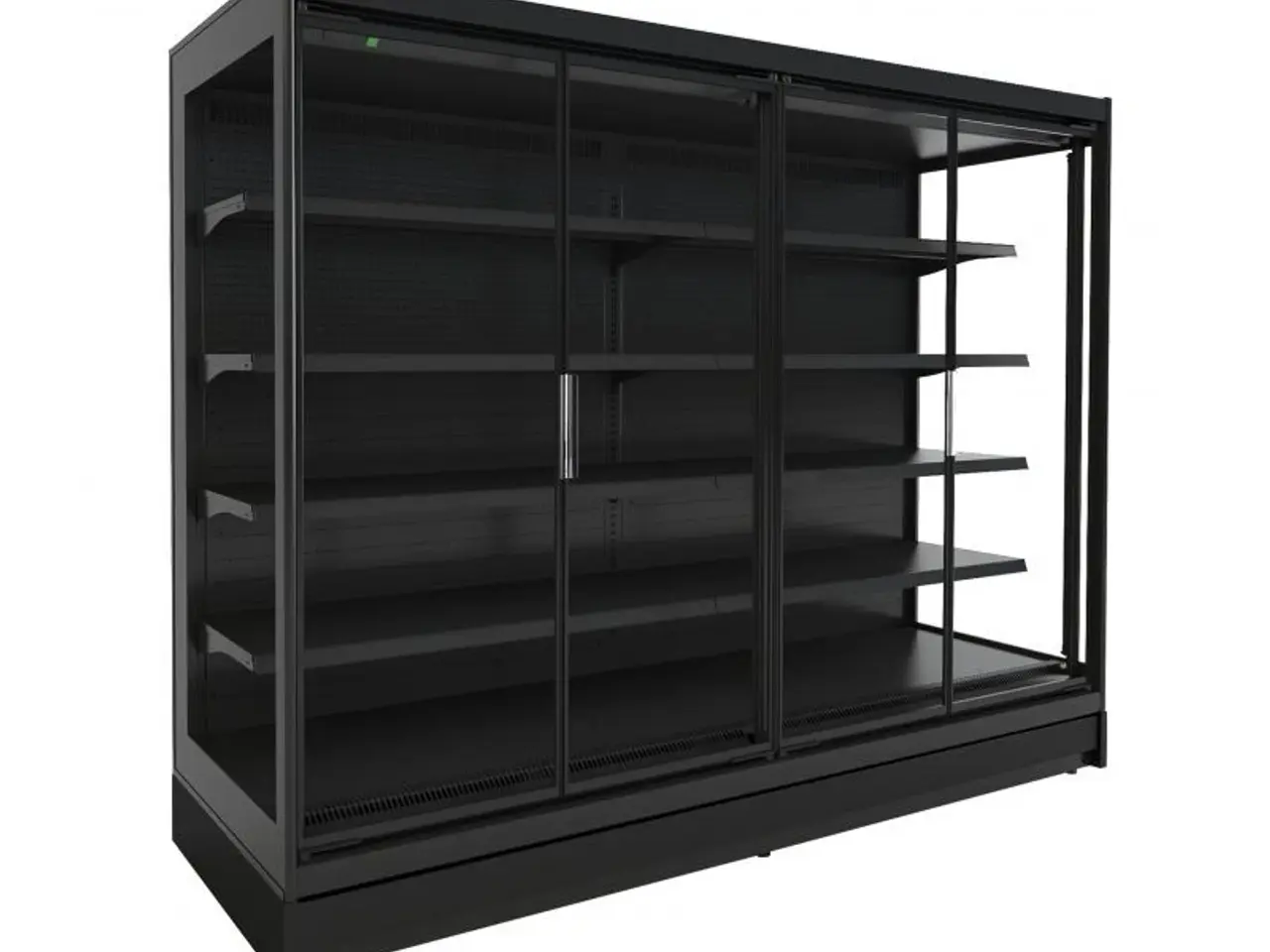 Billede 1 - Vægmonteret køleskab – sort – B2035 xD850 xH2050mm
