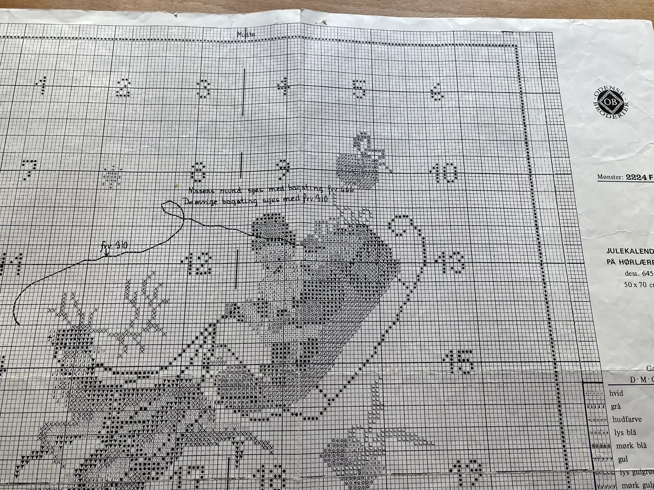 Billede 2 - Julekalender broderimønster