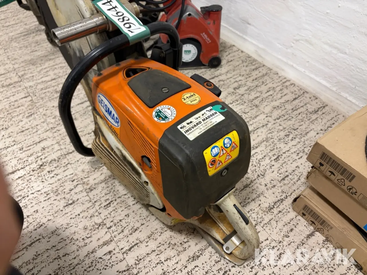 Billede 5 - Kapsav Stihl TS 800 inkl. skæreskiver