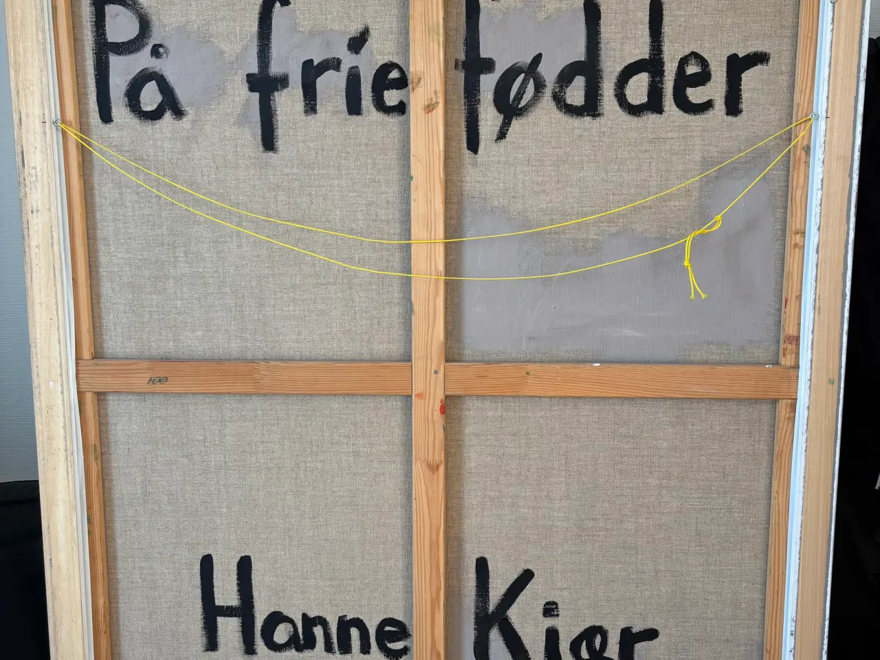 Billede 3 - Hanne Kjær maleri “På frier fødder” 201