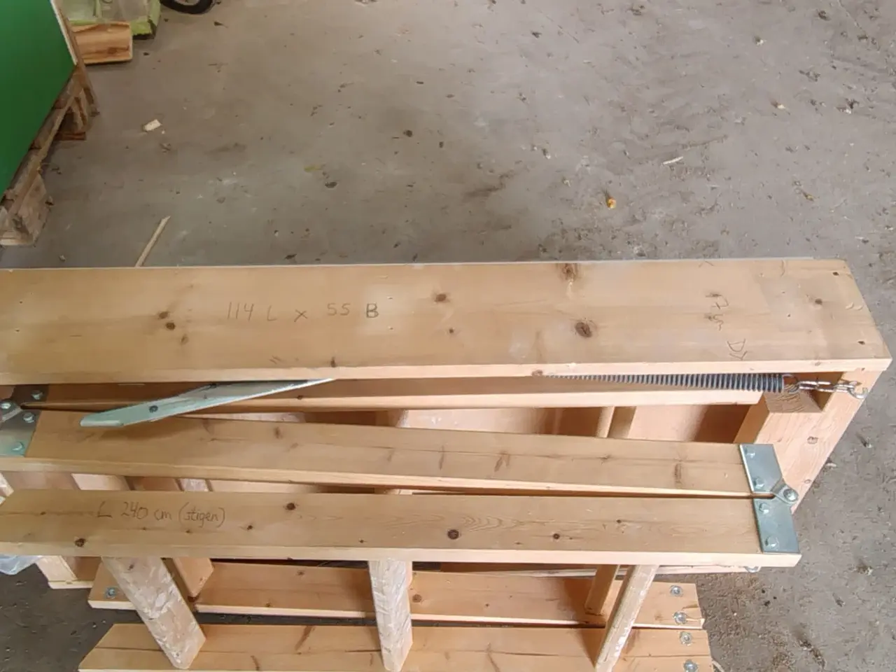 Billede 4 - Lofttrappe 240 cm træ bd 30