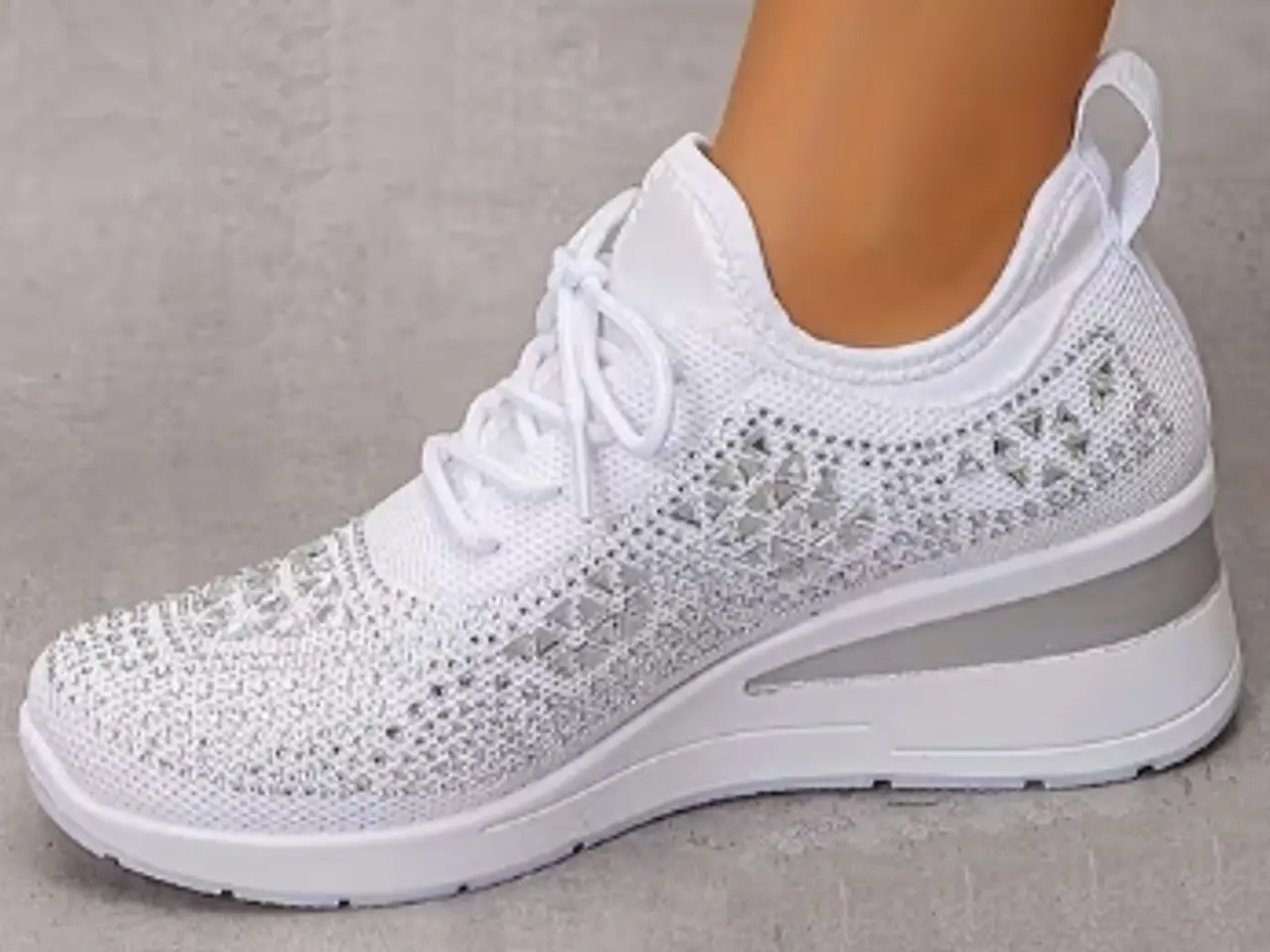 Billede 6 - Sneakers med blanke sten
