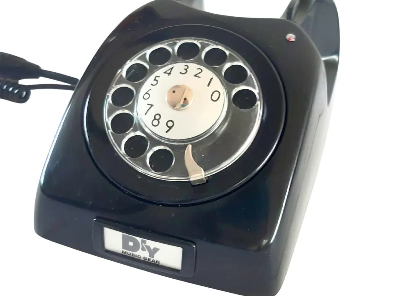 Billede 4 - Retro telefon mikrofon 2 (Sort)