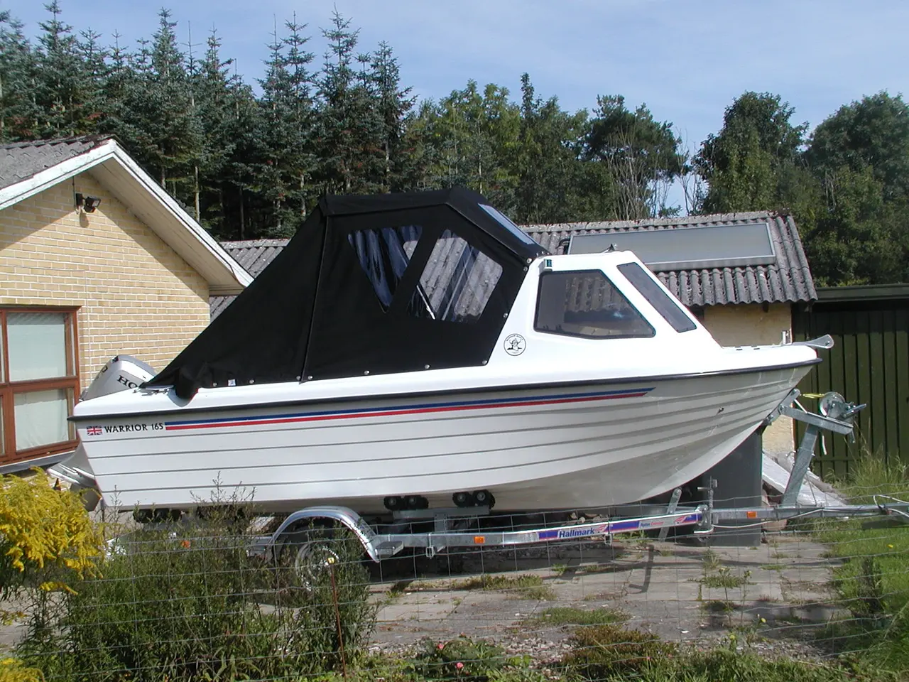 Billede 1 - Warrior 165 på 1300 kg. Hallmark trailer